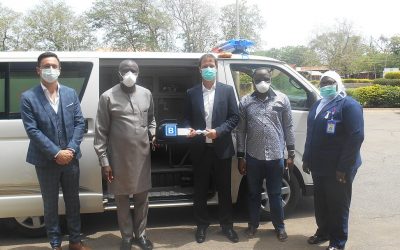 JULIUS BERGER DONATES AMBULANCE TO UATH