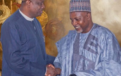 The CMD Bissallah Ekele warmly welcomes the Hon Minister of State for Education, Hon Dr.Yusuf Tanko Sununu to UATH