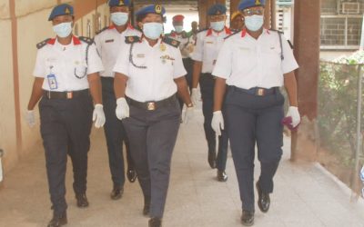 NSCDC FEMALE SQUAD VISITS UATH