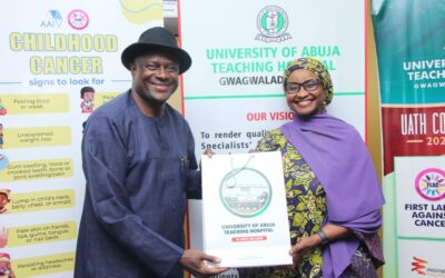 Her Excellency, Dr. Zainab Shinkafi Bagudu Launches Paediatric Oncology awareness materials at UATH