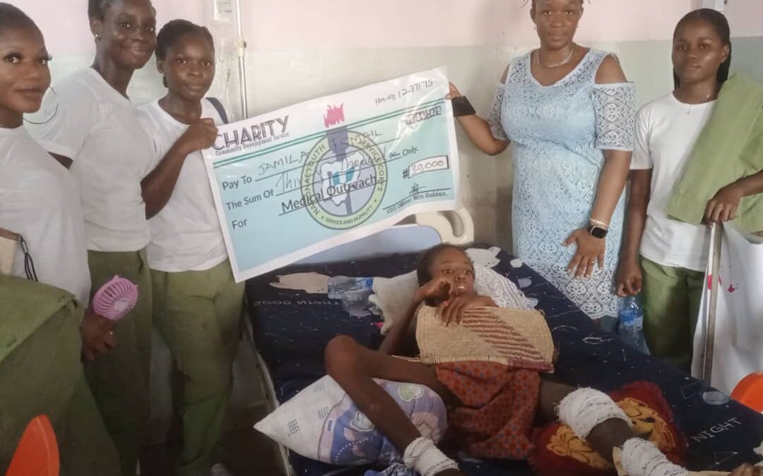 Corp Members Donate N240,000 to Indigent Patients at UATH